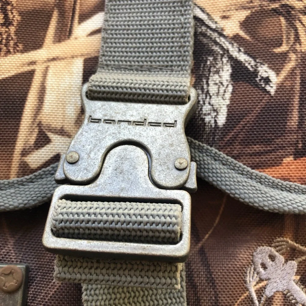 Banded Hammer Floating Blind Olive Green/Tan Camo Duffle Bag Straps NWT Hunting
